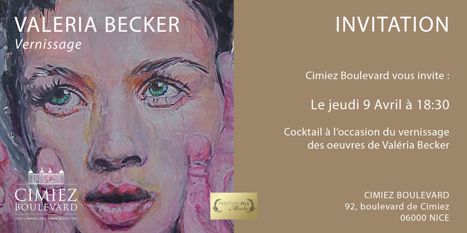 Valeria Becker Vernissage Invitation