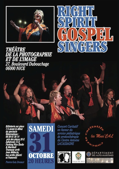 Concerts caritatifs : Right Spirit GOSPEL Singers