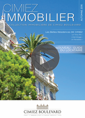 Immobilier : le Cimiez Magazine Automne 2016 est en ligne