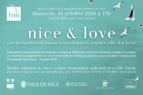 Nice & Love : Une soirée hommage au TNN