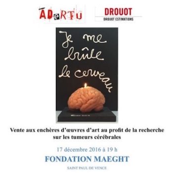 Vente d’art caritative pour le CHU