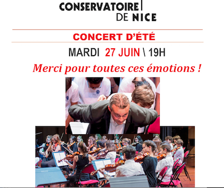 Concert d’été au Conservatoire