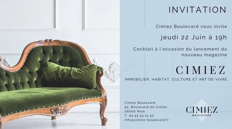 Cocktail / Soirée Jazz chez Cimiez Boulevard