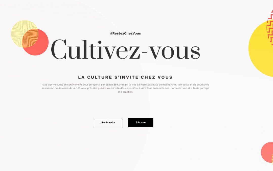 #RestezChezVous. Cultivez-vous !