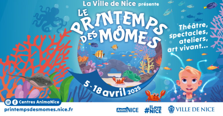 Printemps des Mômes – 16ème édition – du 05 au 18 avril 2025 à Nice