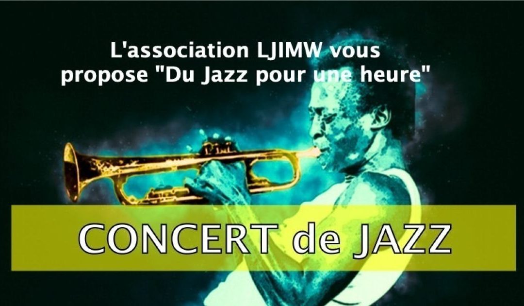 Concert : « Du Jazz pour une heure » Samedi 21 juin 2025 – Jardin de la Villa Paradiso