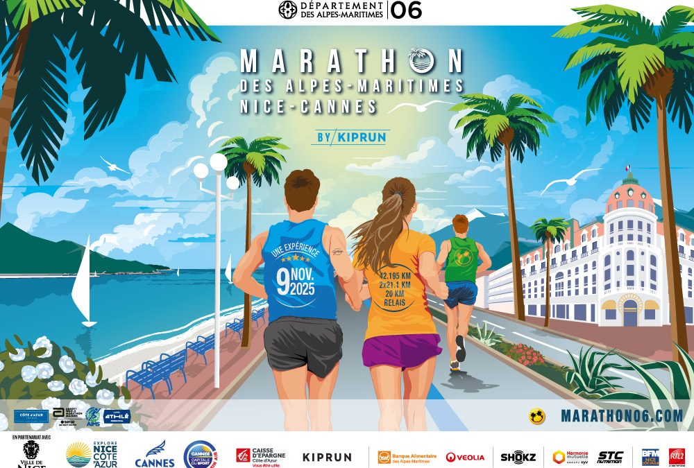 Marathon des Alpes-Maritimes Nice-Cannes le Dimanche 9 novembre 2025