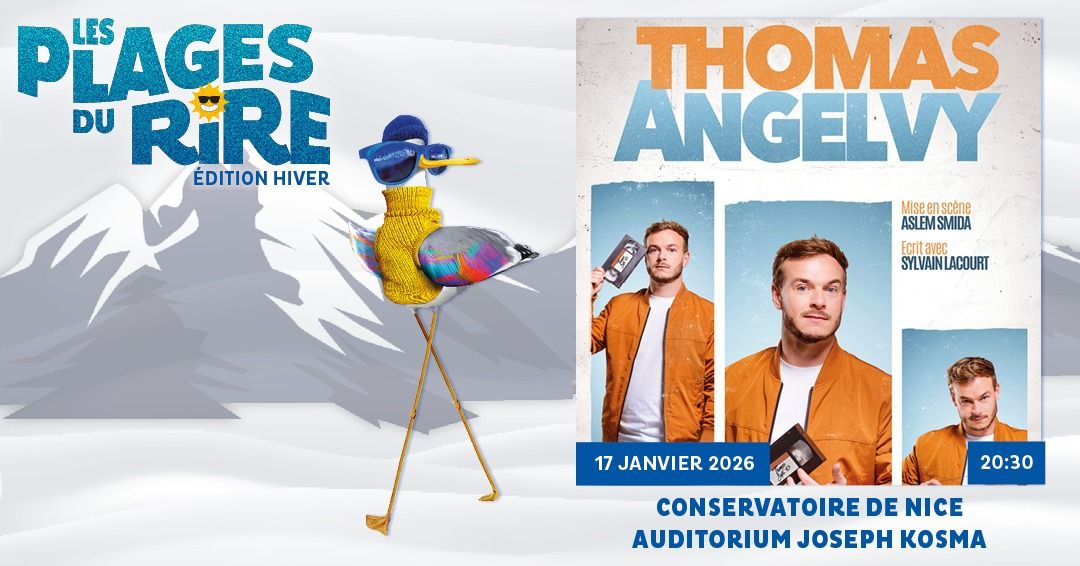 Thomas Angelvy aux Plages du Rire à Nice