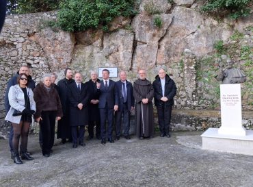 Inauguration de l’Esplanade Pape François au Monastère de Cimiez