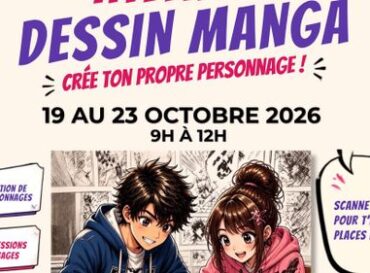 Atelier Dessin Manga –  Centre Animanice La Maioun dou Rai