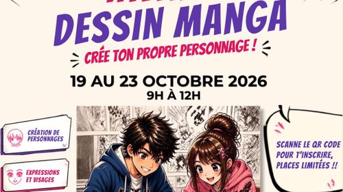 Atelier Dessin Manga –  Centre Animanice La Maioun dou Rai